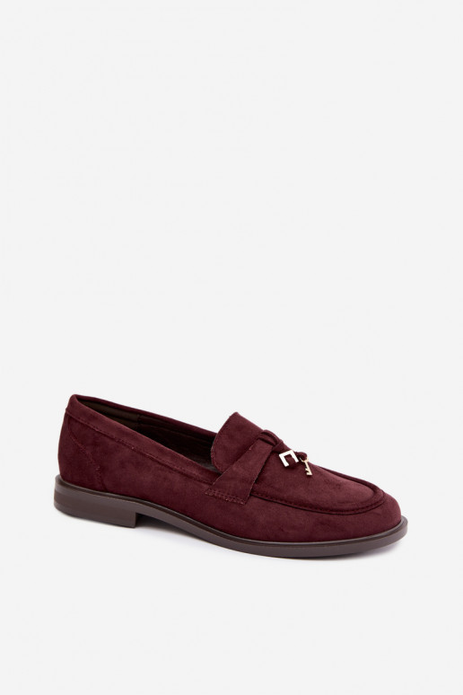Burgundia naiste mokasiinid kunstsuede Raylie