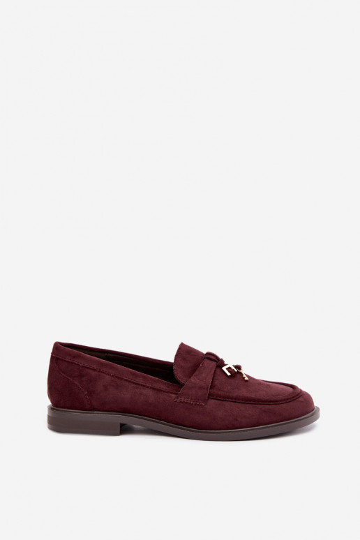 Burgundia naiste mokasiinid kunstsuede Raylie