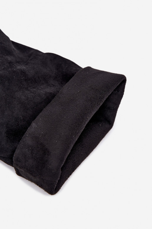 Mustad säärebootsid õhukeste kontsadega Slouchy Penrose