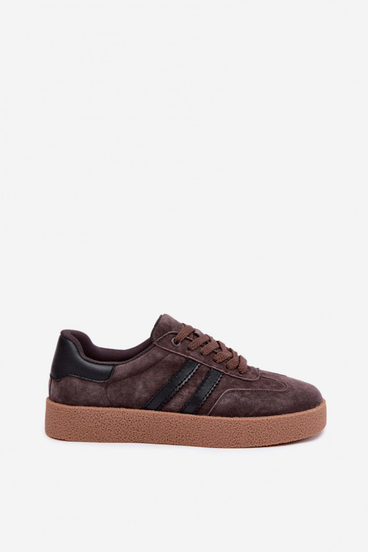 Naiste tossud šokolaadi faux suede Bellmont