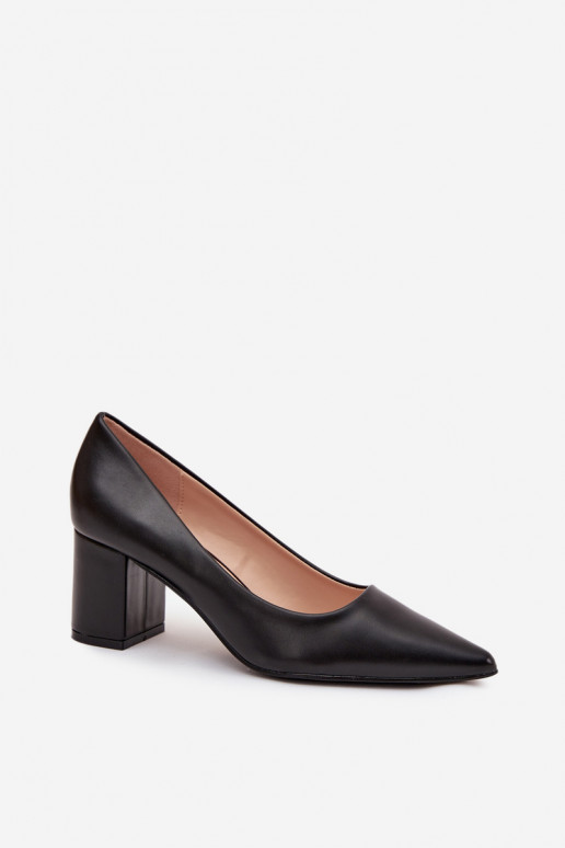 stiletto kontsad terava ninaga mustas värvis