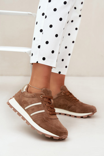 tennisest kunstsuede D&A LR62-7101 pruuni värvuses 2