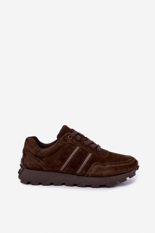 tennisest kunstsuede D&A LR62-7101 pruuni värvuses