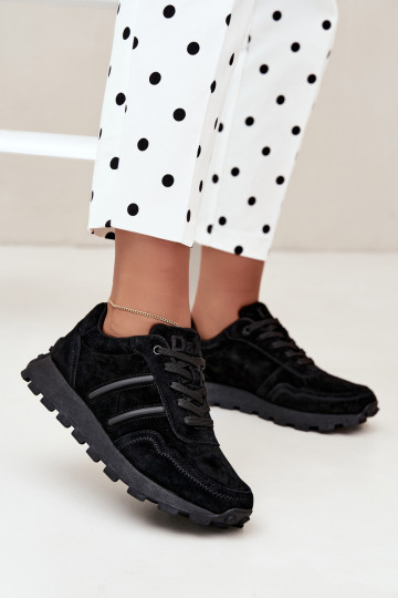 tennisest kunstsuede D&A LR62-7101 mustas värvuses 2