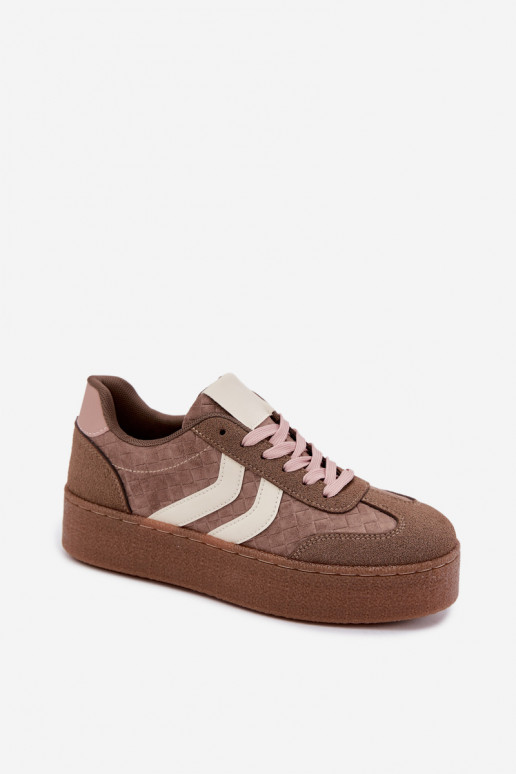 Khaki spordijalatsid platvormiga ja rihmadega Kaya