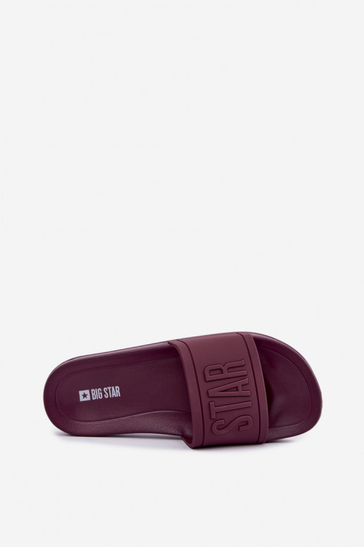 Naiste sussid Big Star UU274070 burgundi värv