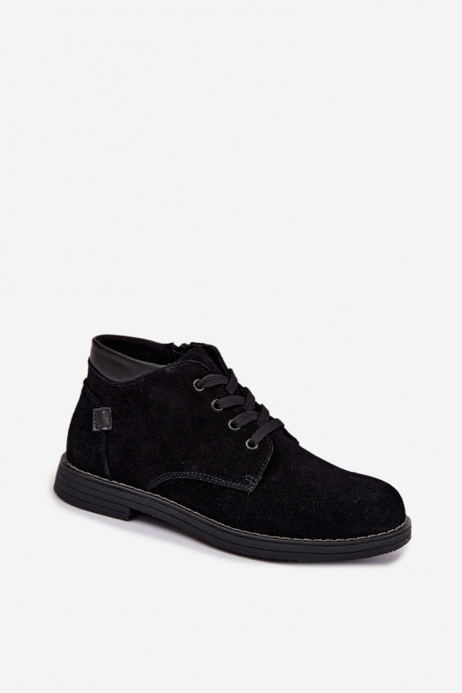 Nirelia mustad kunstsuede jalanõud