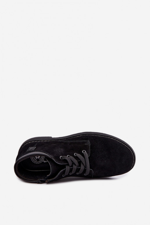 Nirelia mustad kunstsuede jalanõud