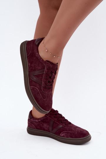Cariva bordo nahast ja kunstsuede spordijalatsid 2