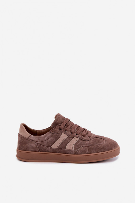 Naiste sneakersid pruunist nahast Vinceza 95438