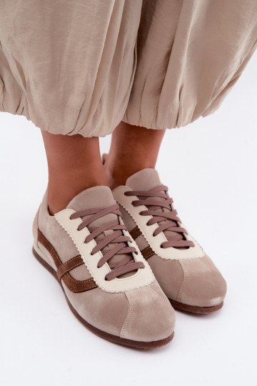 Pealhk seemisnakhsed Sneakers tüüpi jalanõud Pealiste omad Zazoo N1402S2 beeži värvi