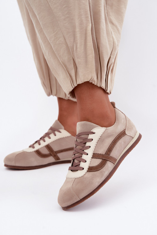 Kunstsuede spordijalatsid Zazoo N1402S2, liiv