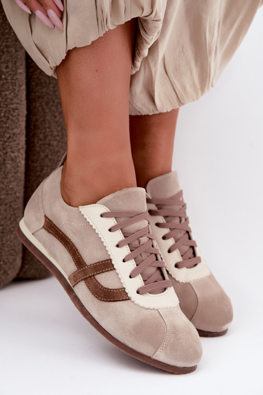 Kunstsuede spordijalatsid Zazoo N1402S2, liiv