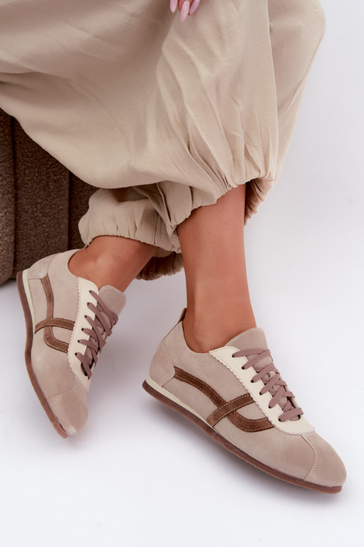 Kunstsuede spordijalatsid Zazoo N1402S2, liiv