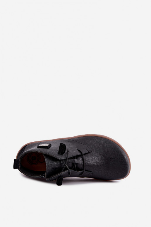 Nahast naiste kingad Barefoot, must Sireya