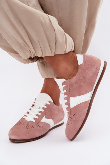 Sneakers tüüpi jalanõudPealturalnego seemisnakhsedu Zazoo N1412 Tumeroosad värvi