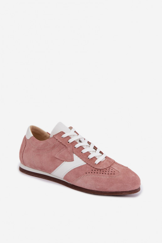 Kunstsuede spordijalatsid Zazoo N1412, roosa