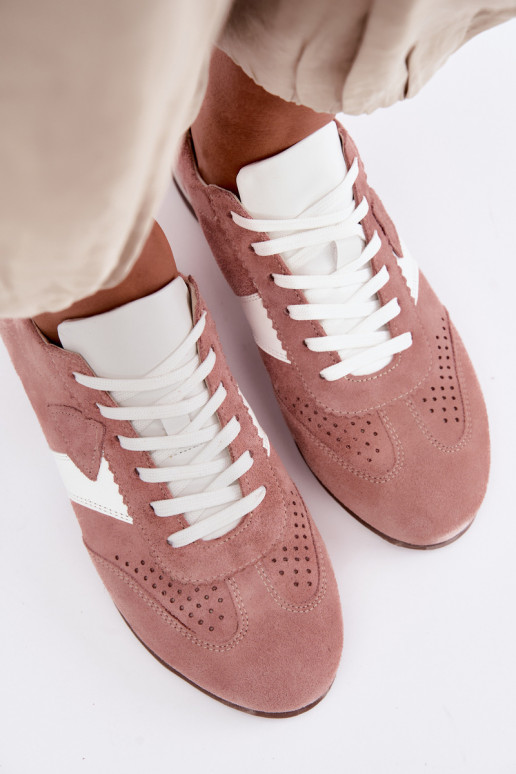 Kunstsuede spordijalatsid Zazoo N1412, roosa