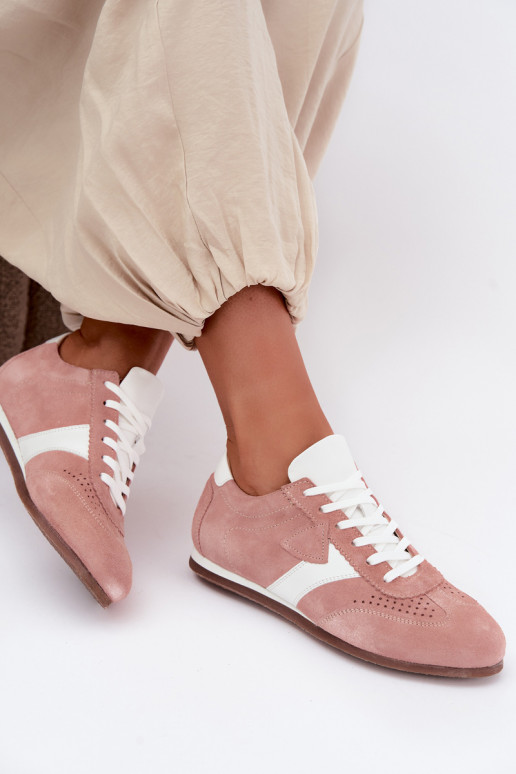 Kunstsuede spordijalatsid Zazoo N1412, roosa