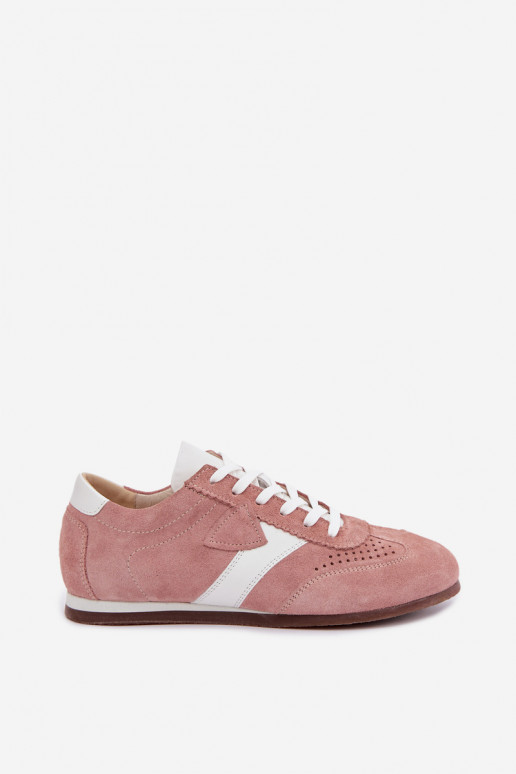 Kunstsuede spordijalatsid Zazoo N1412, roosa
