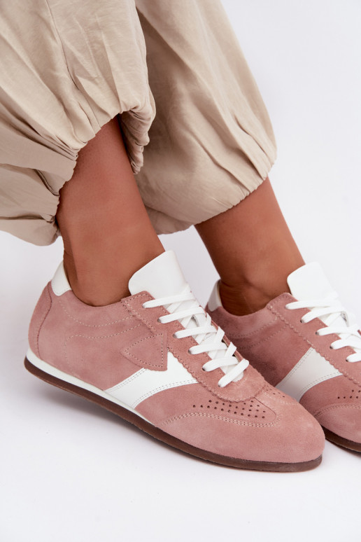 Kunstsuede spordijalatsid Zazoo N1412, roosa