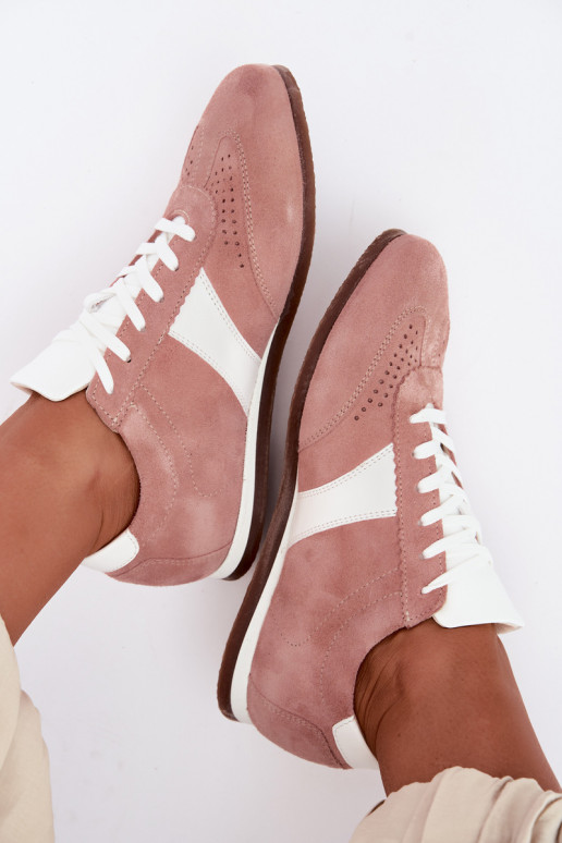Kunstsuede spordijalatsid Zazoo N1412, roosa