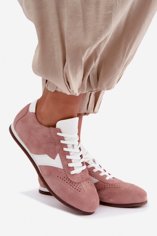 Kunstsuede spordijalatsid Zazoo N1412, roosa