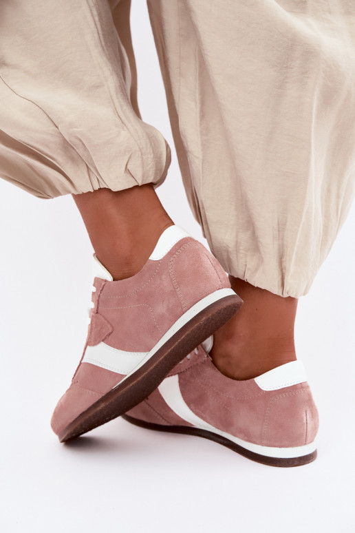 Kunstsuede spordijalatsid Zazoo N1412, roosa