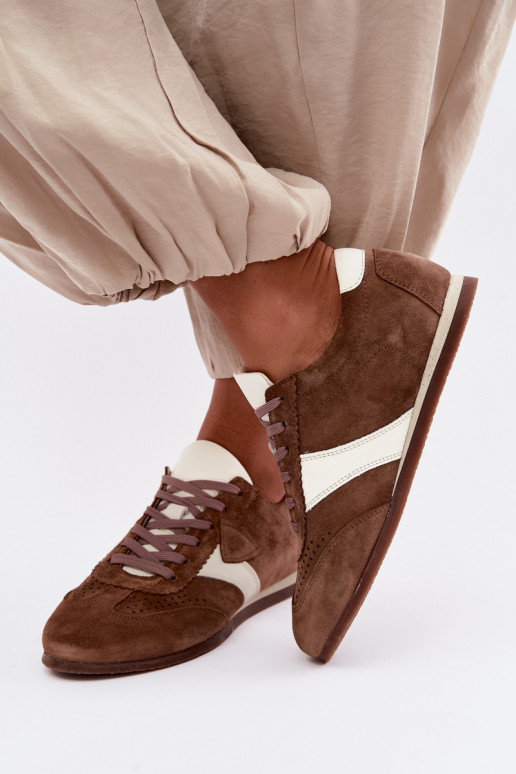 Kunstsuede spordijalatsid Zazoo N1412, pruun