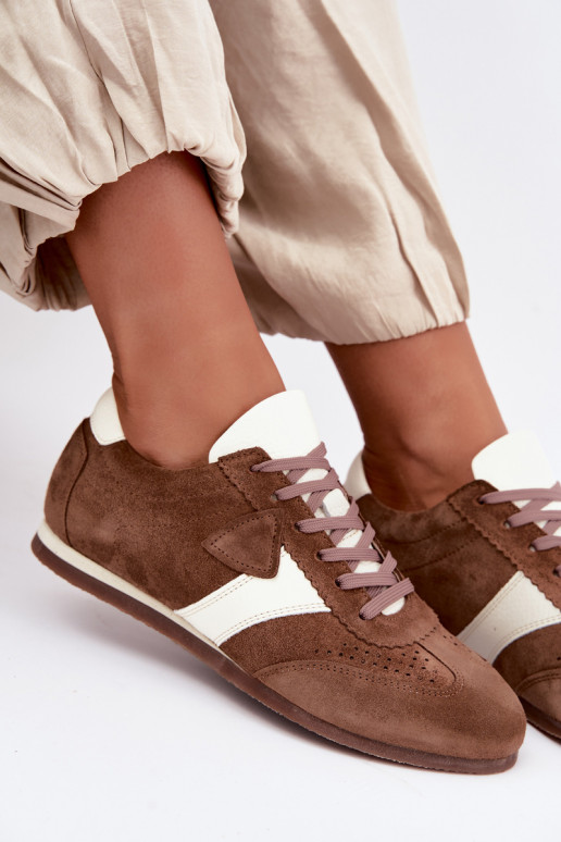 Kunstsuede spordijalatsid Zazoo N1412, pruun
