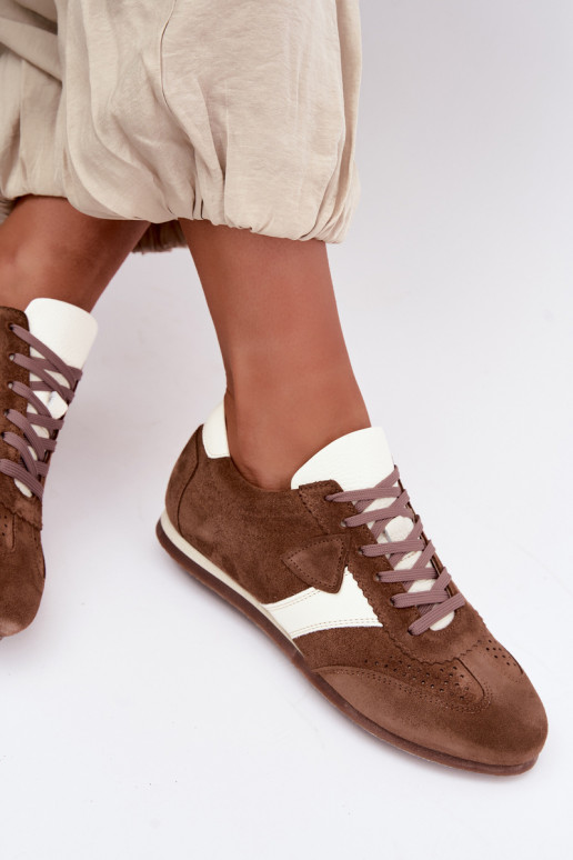 Kunstsuede spordijalatsid Zazoo N1412, pruun