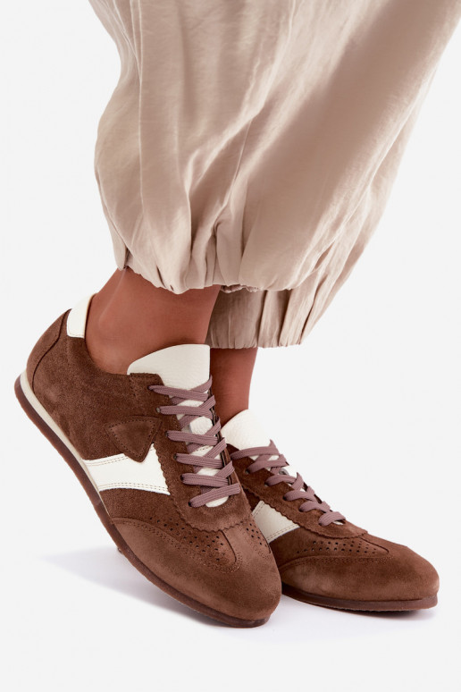 Kunstsuede spordijalatsid Zazoo N1412, pruun