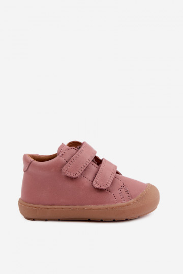 Tumedat roosad laste nahast jalanõud Barefoot Froddo G2130328-6 2