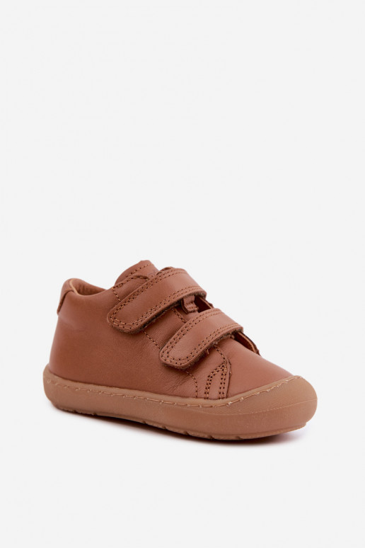 Pruunid laste nahast jalanõud Barefoot Froddo G2130328-2