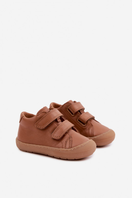 Pruunid laste nahast jalanõud Barefoot Froddo G2130328-2