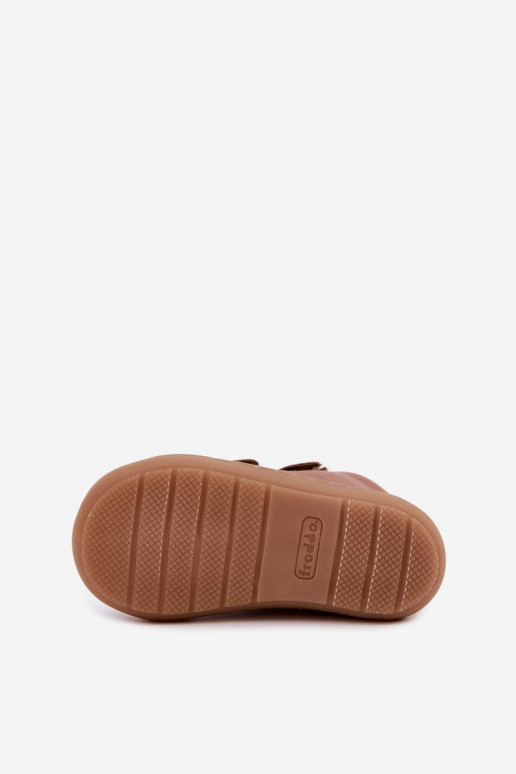 Pruunid laste nahast jalanõud Barefoot Froddo G2130328-2