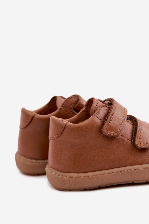 Pruunid laste nahast jalanõud Barefoot Froddo G2130328-2