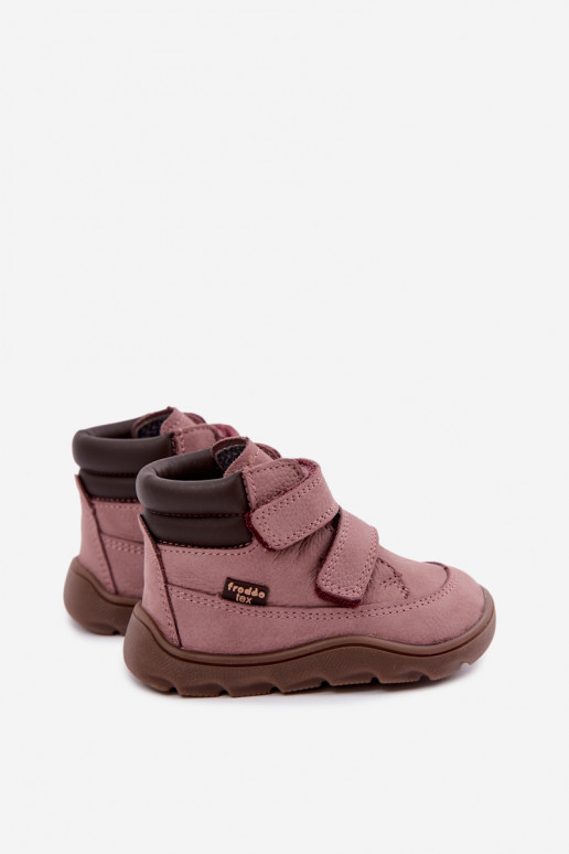 Roosad laste nahast jalanõud Barefoot Froddo G2110150-5