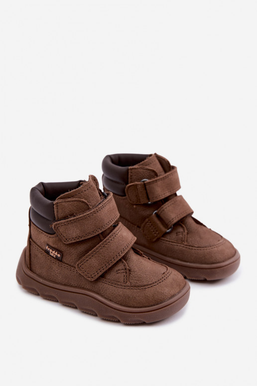 Pruunid laste nahast jalanõud Barefoot Froddo G2110150-13