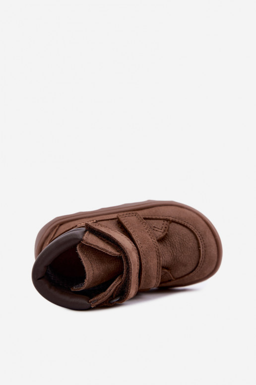 Pruunid laste nahast jalanõud Barefoot Froddo G2110150-13
