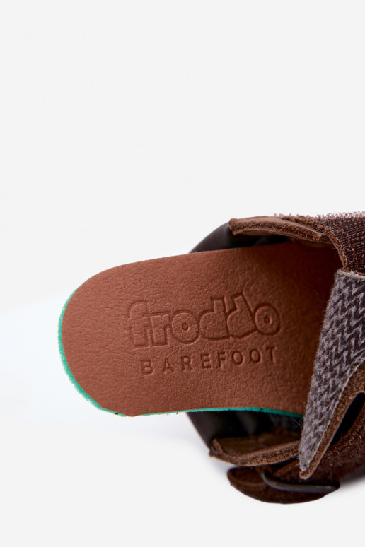 Pruunid laste nahast jalanõud Barefoot Froddo G2110150-13