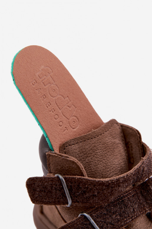 Pruunid laste nahast jalanõud Barefoot Froddo G2110150-13