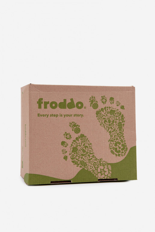 Pruunid laste kunstnahast jalanõud Barefoot Froddo G2110157-1