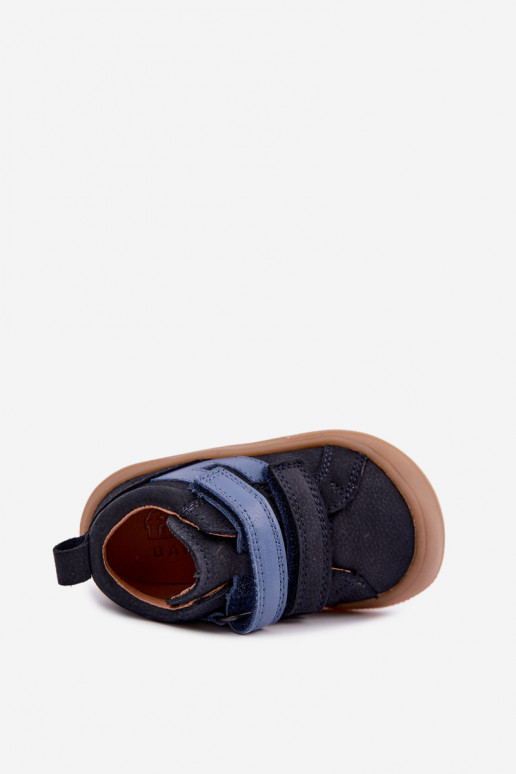 Tumedad sinised laste nahast jalanõud Barefoot Froddo G2130380
