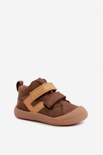 Pruunid laste nahast jalanõud Barefoot Froddo G2130380-2