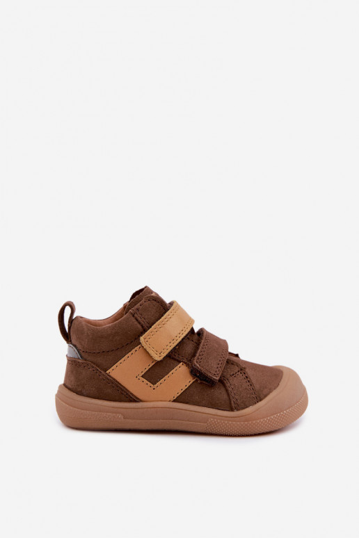 Pruunid laste nahast jalanõud Barefoot Froddo G2130380-2