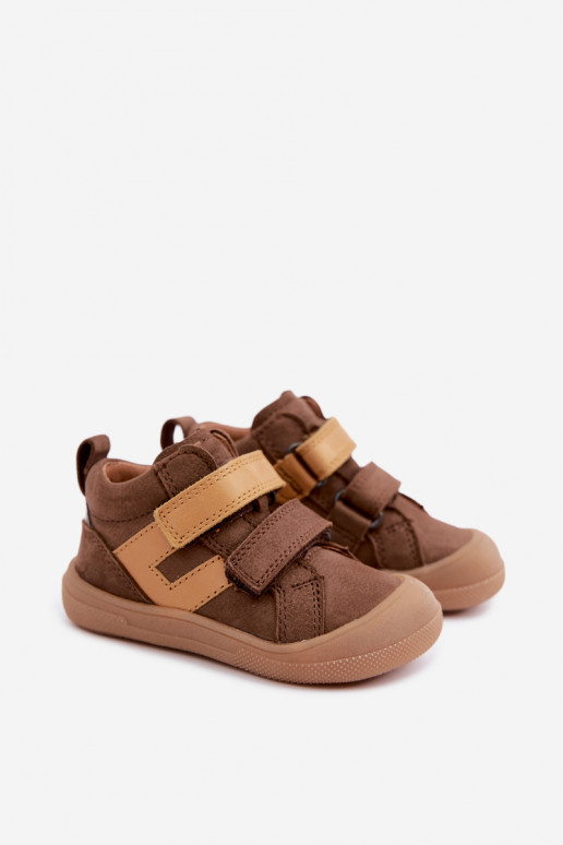 Pruunid laste nahast jalanõud Barefoot Froddo G2130380-2