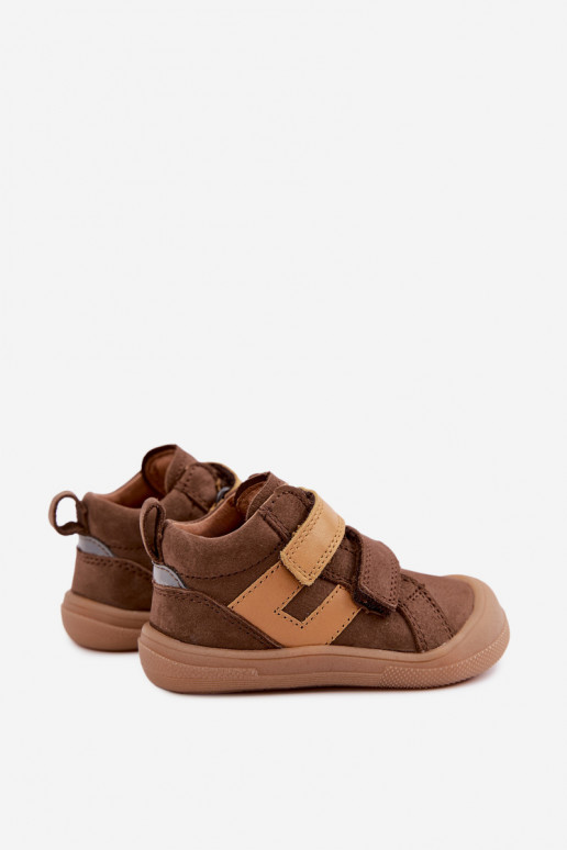 Pruunid laste nahast jalanõud Barefoot Froddo G2130380-2