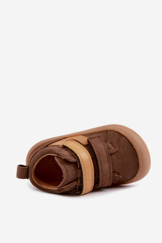 Pruunid laste nahast jalanõud Barefoot Froddo G2130380-2