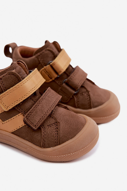 Pruunid laste nahast jalanõud Barefoot Froddo G2130380-2